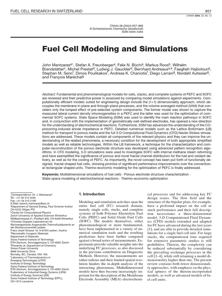 chimiaadmin,+2004_0857 (1) | PDF | Solid Oxide Fuel Cell | Electrochemistry