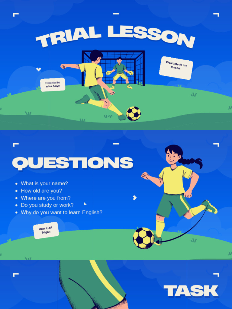 Trial Lesson | PDF