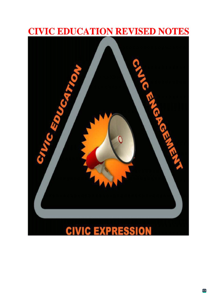 Civic Education Revised Notes | PDF