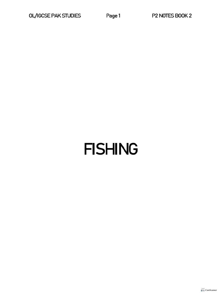 7. Fishing Notes 2024-25 | PDF