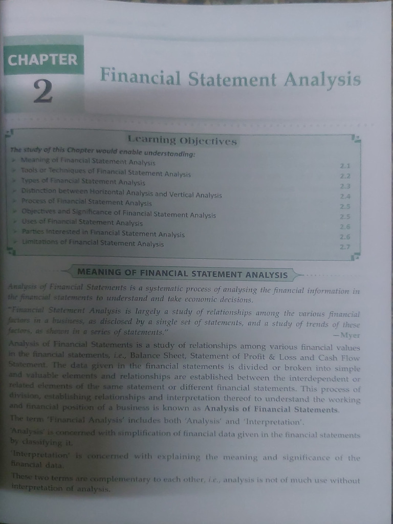 Financial Statements Analysis | PDF
