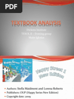 Download Happy Street 1 - Textbook Analysis presentation by maitei158 SN103819011 doc pdf