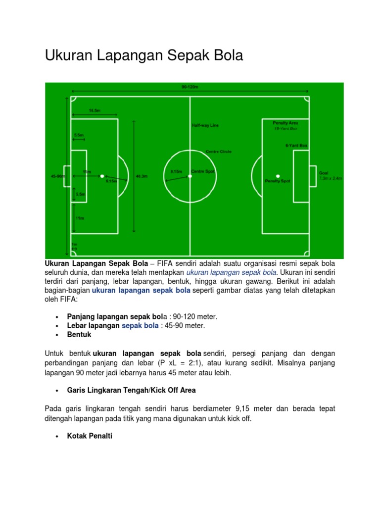 95 Gambar Atau Ukuran Lapangan Sepak Bola Kekinian Gambar Pixabay