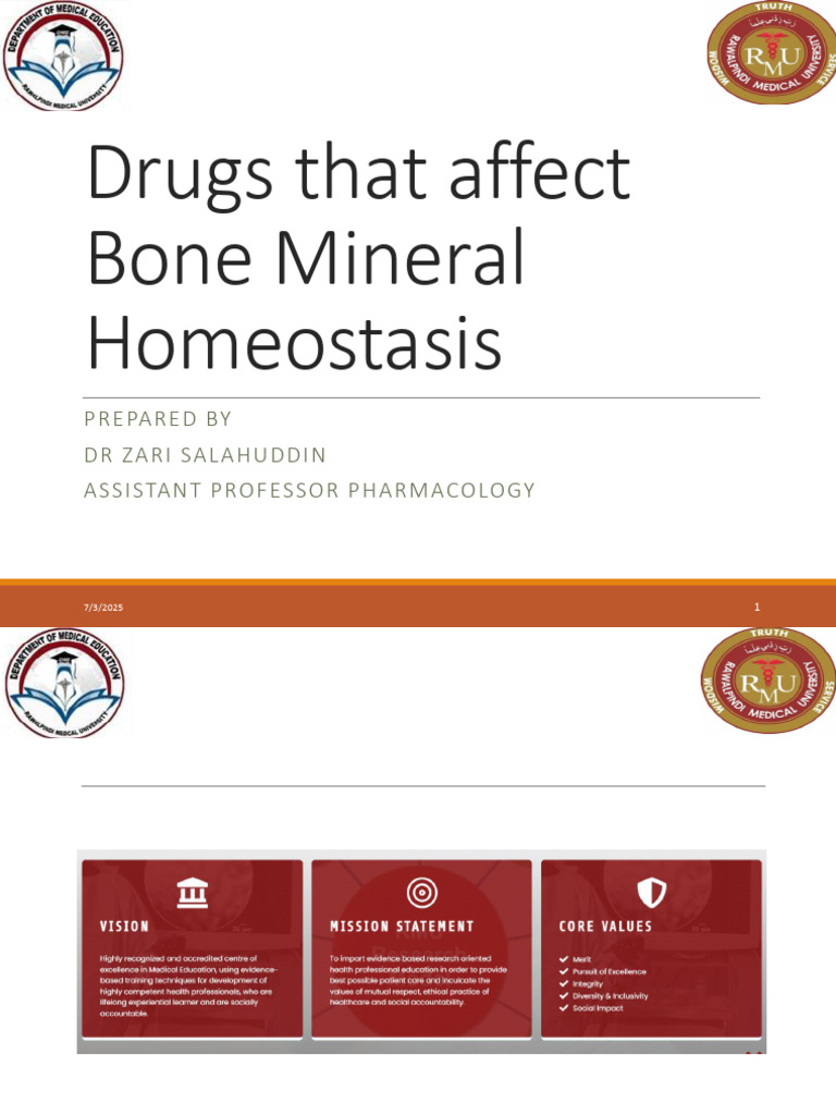 Content Drugs That Affect Bone Mineral Homeostasis Without PLA | PDF ...