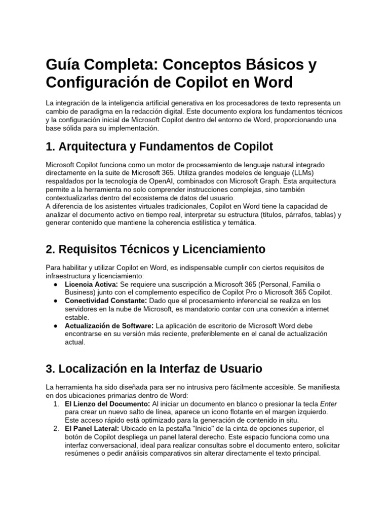 Copilot Word Doc1 Conceptos Basicos | PDF | Microsoft | Inteligencia ...