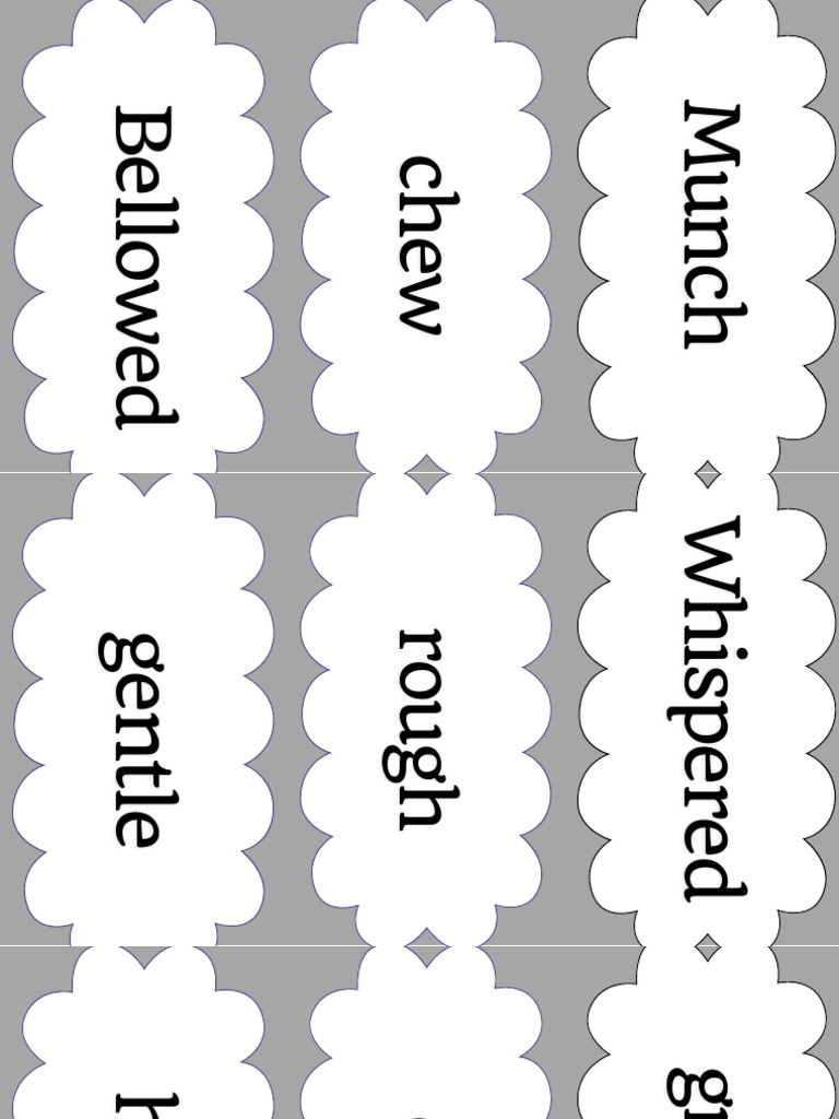 Power Words Flashcards | PDF