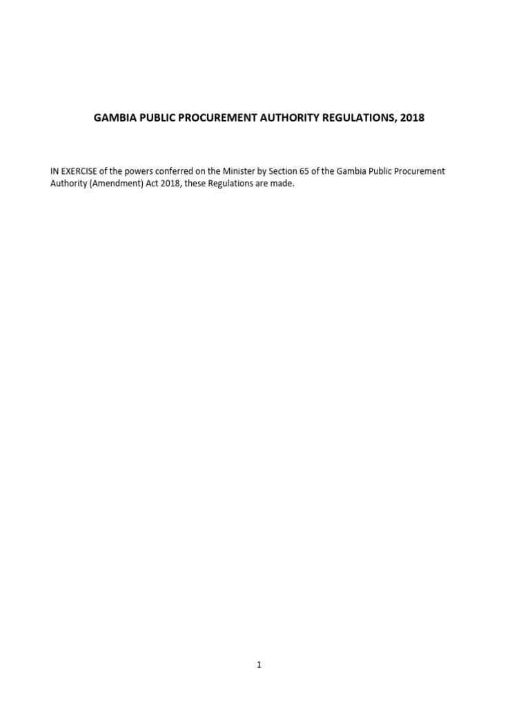 GPPA Regulations 2019 | PDF | Business | Justice