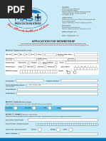 MASM Membership Application Form | PDF | Cancer | Heart