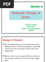 Hydraulic Design for Sewer Systems | PDF
