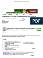 Download An Example SQLite Based iOS 4 iPhone Application Xcode 4 - Techotopia by Raul Estevez Bojos SN103825781 doc pdf