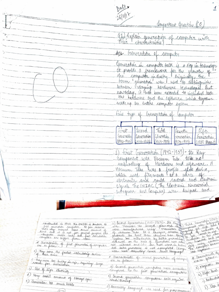 Computer Organization Handwritten Notes | PDF