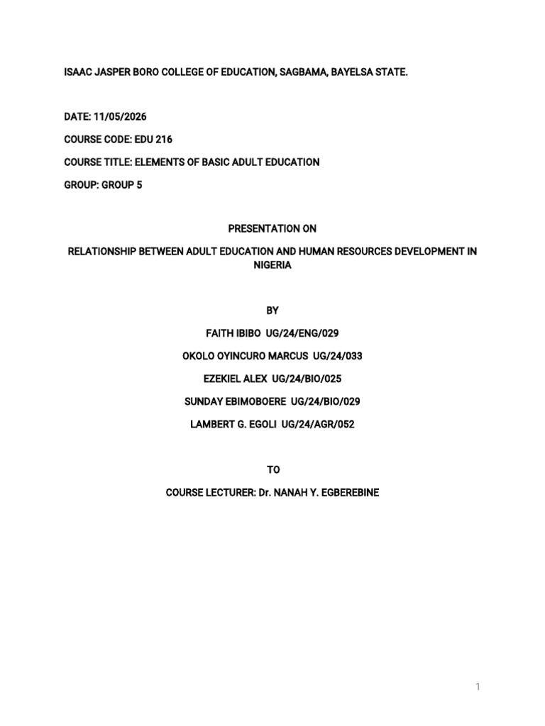 Group 5 Presentation | PDF