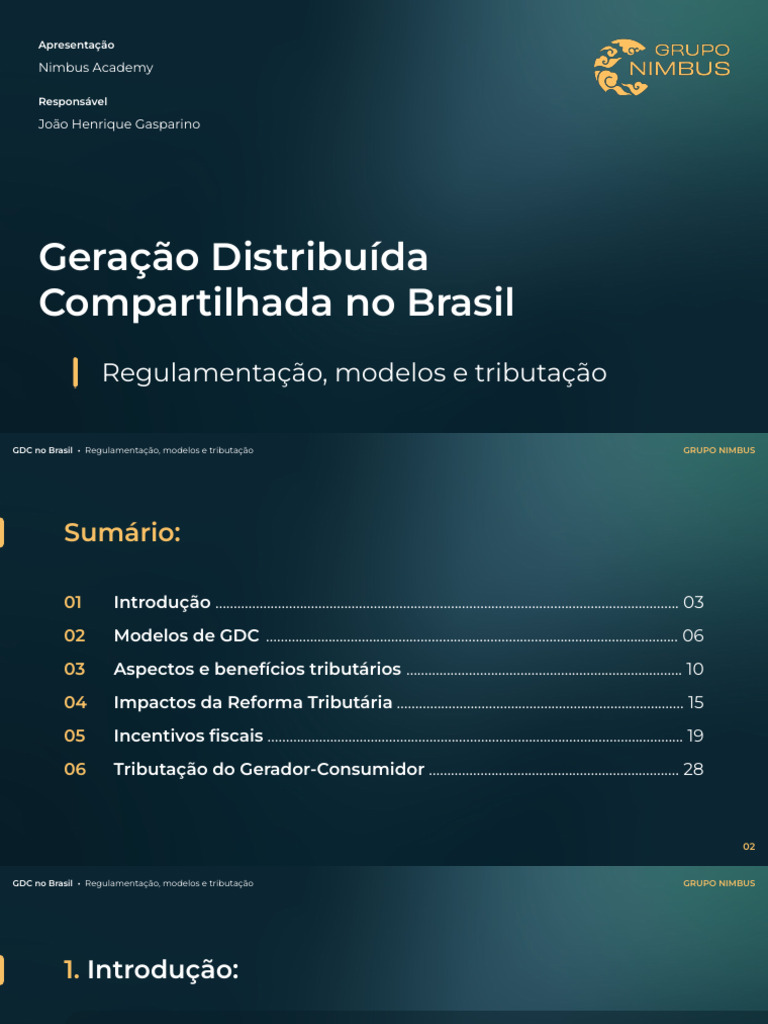 Gdc No Brasil Atualizado | PDF | Impostos | Energia descentralizada
