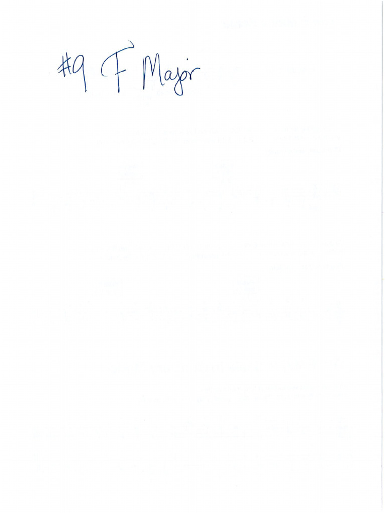 9 - F Major | PDF