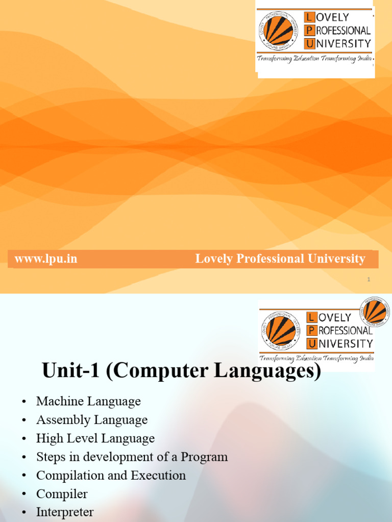Unit1 Part 2 | PDF | Programming | Computer Program