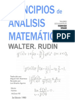 Análisis Matemático Rudin