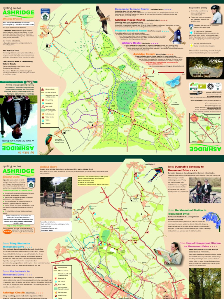 Ashridge Cycle | PDF | Trail | Land Transport