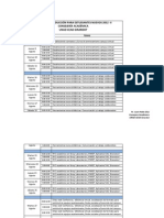 Horarios de Induccion Para Estudiantes Nuevos 2012 - II