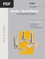AxSOS Distal Tibia Plate Technique Guide | PDF | Screw | Drill