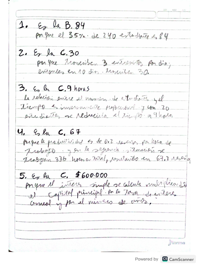 Ejercicios Para Resolver | PDF