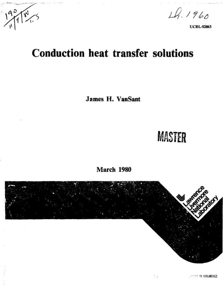 Heat Transfer Solutions - James Van Sent | Thermal Conduction | Thermal  Conductivity