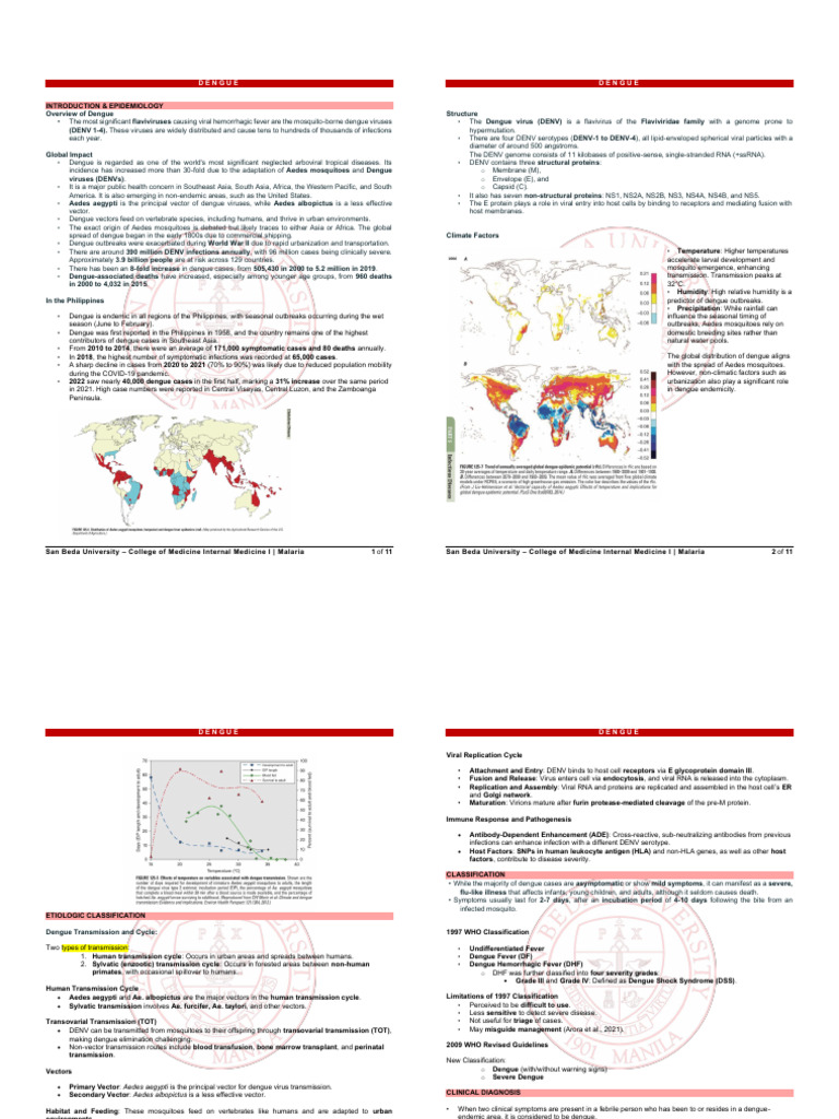 Dengue handout | PDF
