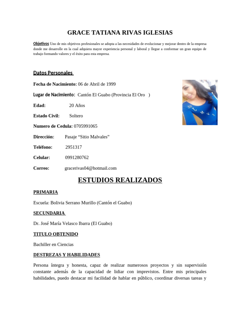 Grace Tatiana Rivas Iglesias 1 | PDF