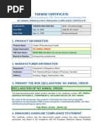 BSE/TSE Statement Requirements Guide | PDF