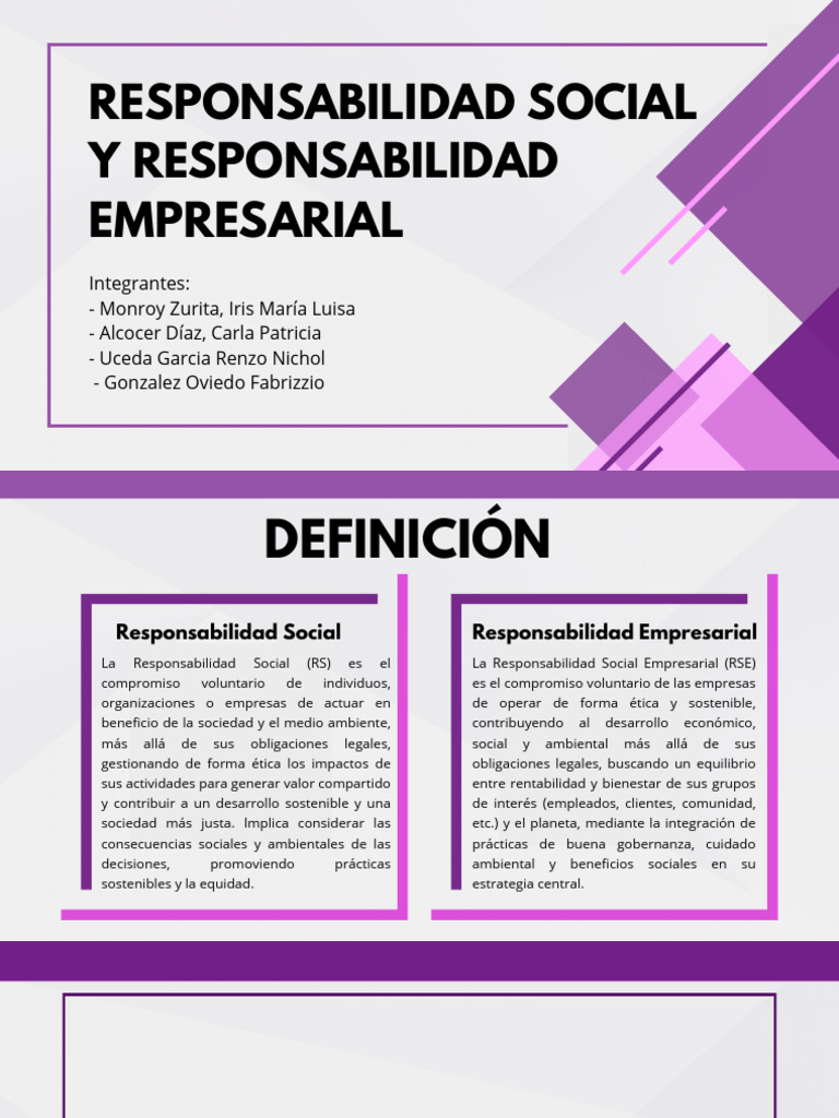 RS Y RSE - Grupo 1 | PDF