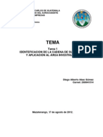 Tarea 1 Establecimiento Cadena de Suministro