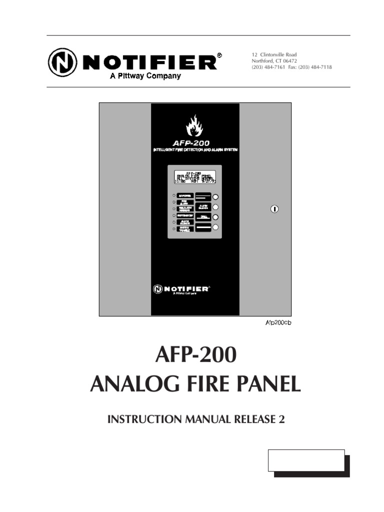Notifier.FACP.AFP-200_INST | PDF | Electrical Engineering | Electricity