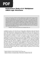 CMOS 2:1 Multiplexer Design Analysis | PDF | Cmos | Logic Gate