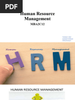 HRM Sem II Version 3 | PDF | Human Resource Management