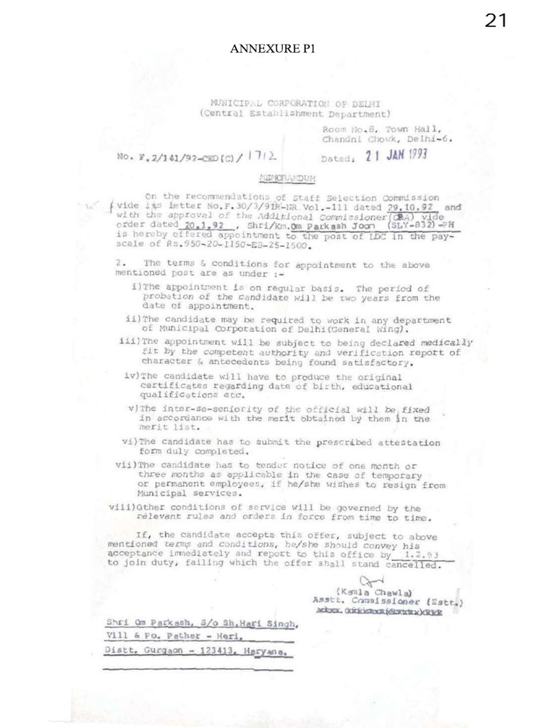annexures | PDF