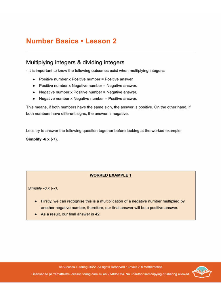 Lesson 2 | PDF