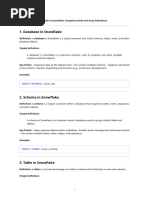 Snowflake Information Schema Guide | PDF | Metadata | Databases