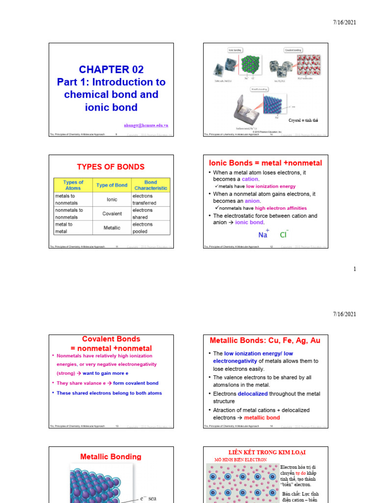 02 Chemical Bond | PDF | Ion | Chemical Bond