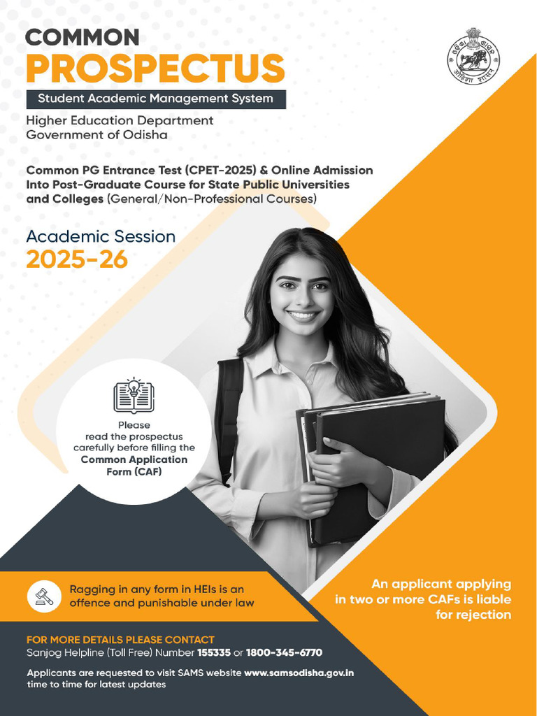 Pg Common Prospectus 2025 26 | PDF | University And College Admission ...
