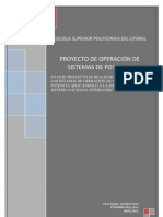 Estados de Operación Del Sni Ecuatoriano A Enero Del 2012