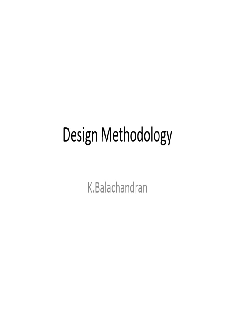 Design Methodology-2009 | PDF | Central Processing Unit | Computer ...