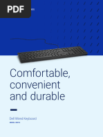 Dell KB216 Keyboard Specifications | PDF | Computer Keyboard | Dell