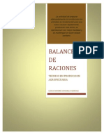 Balanceo de Raciones