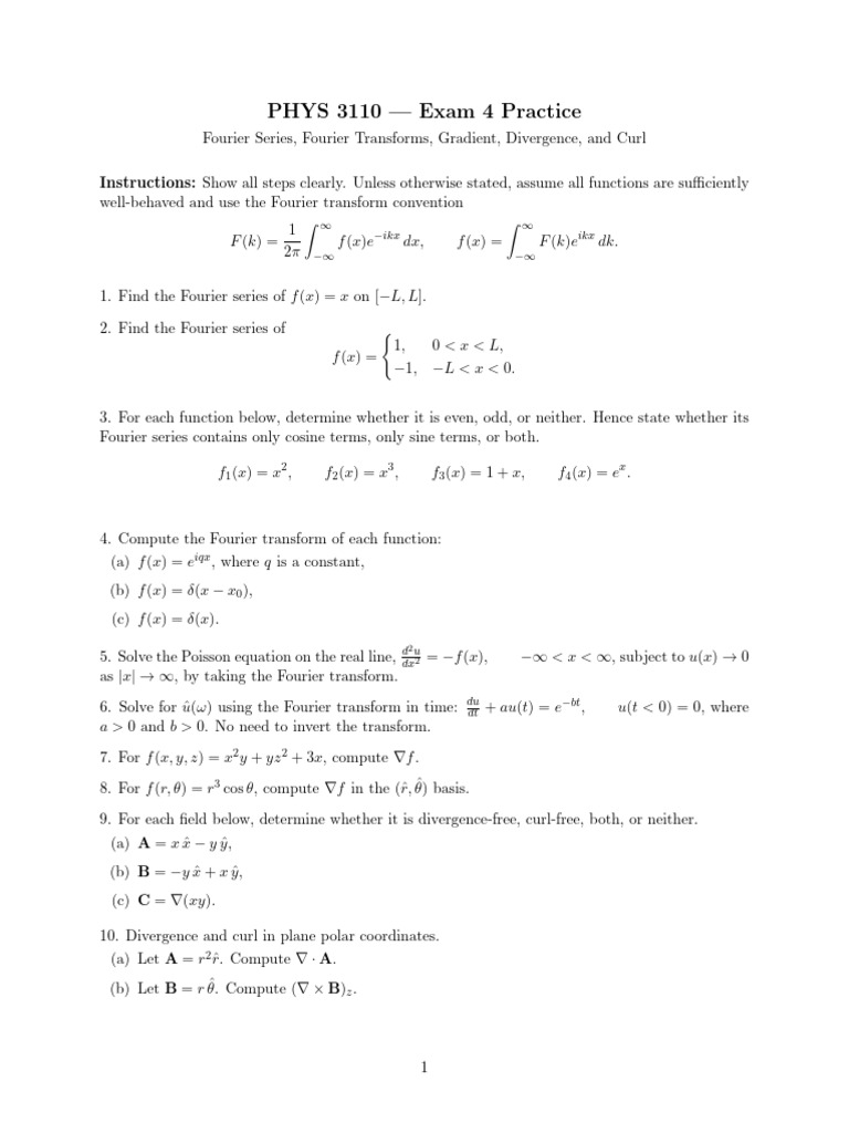Exam4 Practice S26 | PDF