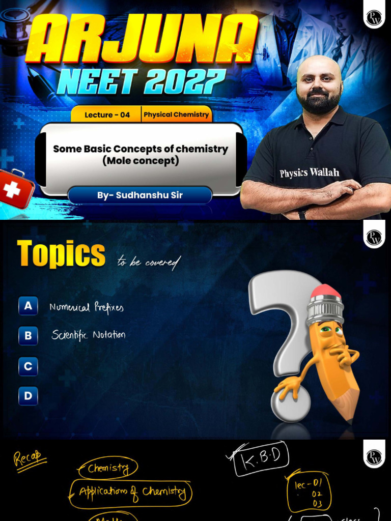 Some Basic Concepts of Chemistry 04 Class Notes Physical Chemistry by ...