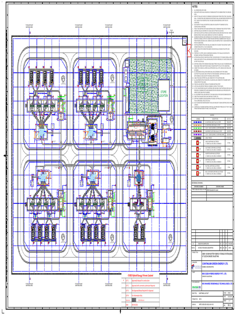 Wrtl Ess 2513 Ele Lay 010 r0 Bess Earthing Layout | PDF | Chess Theory ...
