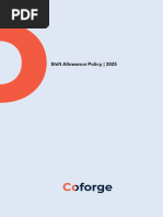 Shift Allowance Policy Overview | PDF