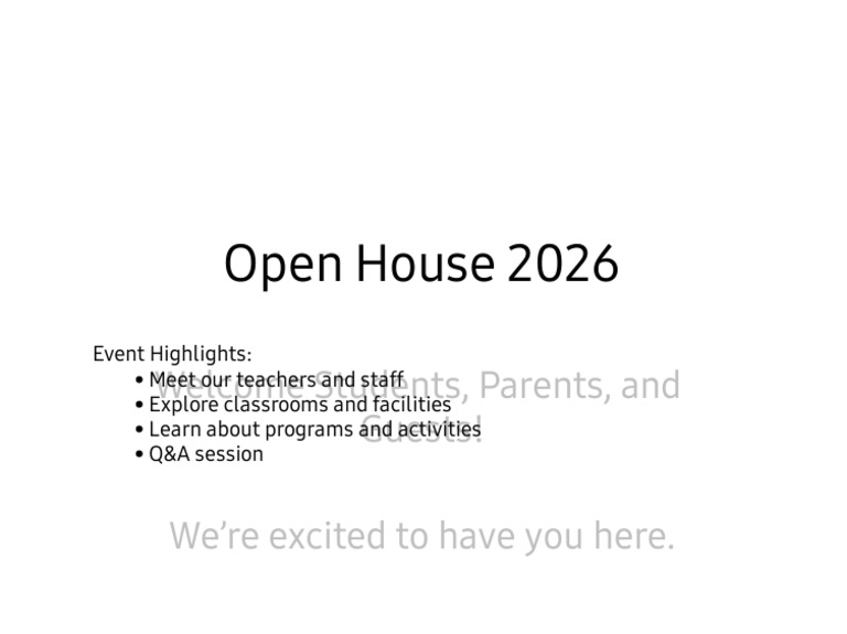 Open House Slide Converted (1) | PDF
