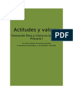 Actitudes y Valores