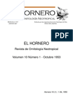 Revista El Hornero, Volumen 10, #1. 1953.