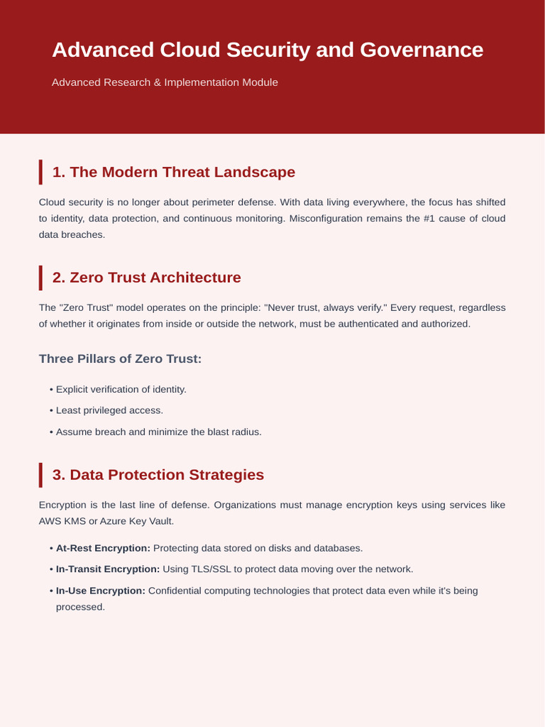 Cloud Security Blueprint | PDF